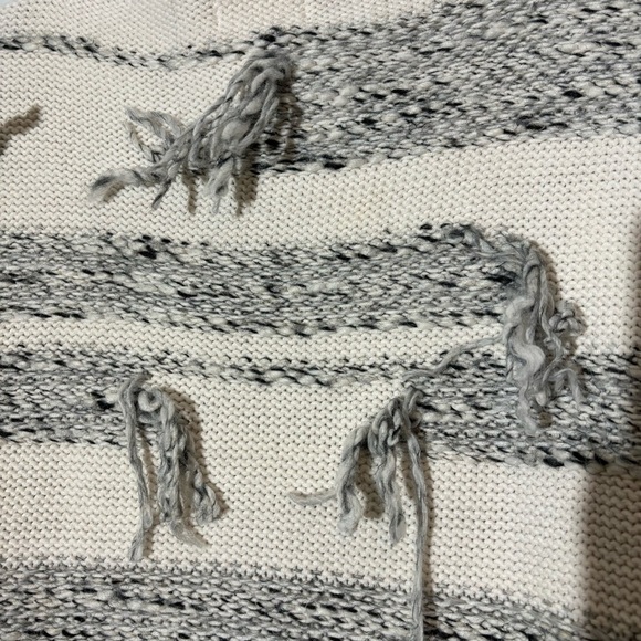 Lou & Grey Fringe Out Mock Neck Sweater, Size Small - Picture 13 of 16